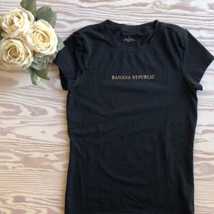 Banana Republic Logo Tee Size small